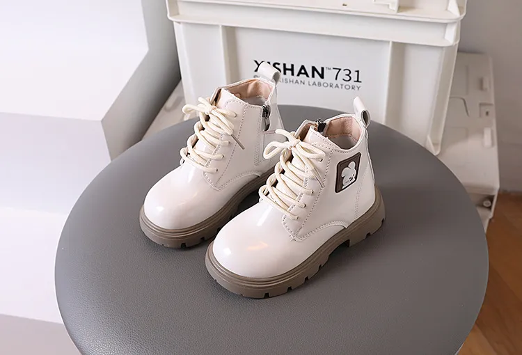 Kinder Mode Kaninchen Winter Herbst Weiche Sohle Reißverschluss Niedlichen Cartoon-Design Kurze Mädchen Schuhe Littlesprouts_voghion.com