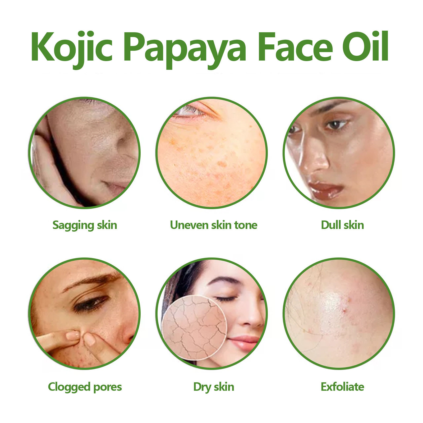 Sérum visage à l'acide de papaye hydratant et éclaircissant_voghion.com
