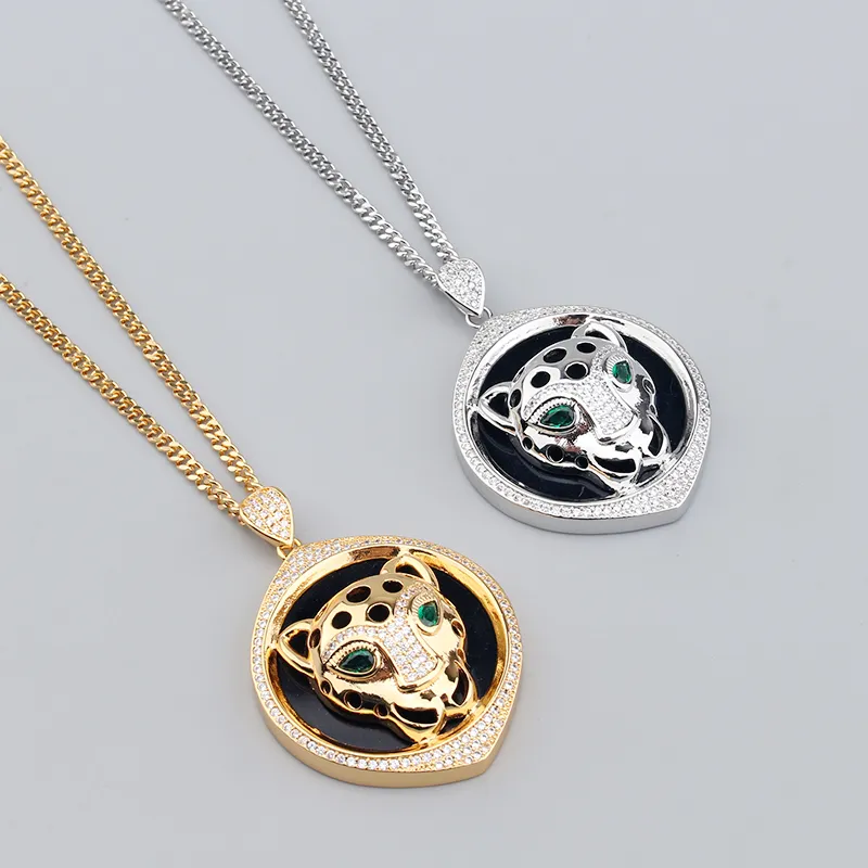 NUOVA collana di gioielli firmata con ciondolo in argento e oro nero, stile vintage, per donne e uomini, per matrimonio, madre e figlia._voghion.com