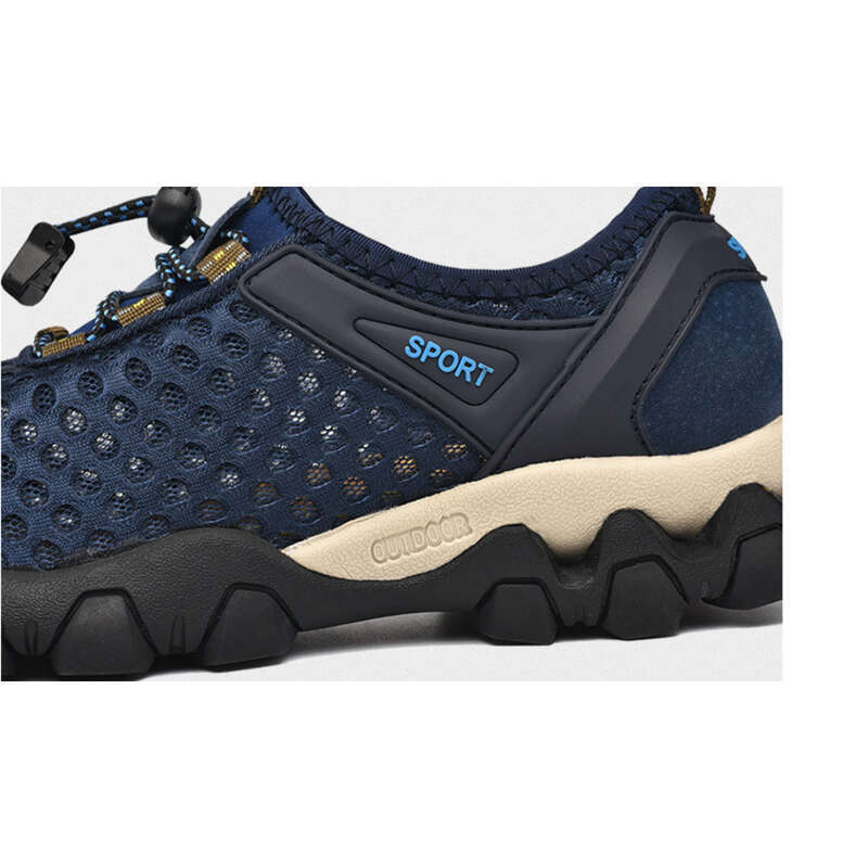 Scarpe estive da uomo in mesh traspirante, sandali anti-odore traforati ad asciugatura rapida, scarpe da fiume da uomo_voghion.com