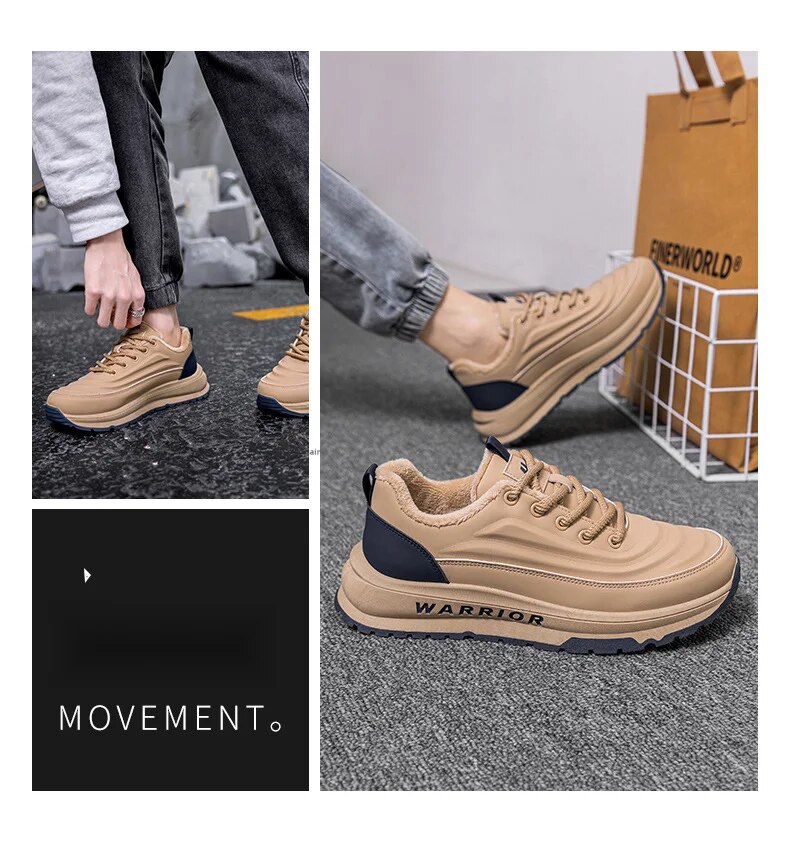 Cotton 2024 New Winter Men's Velvet Thickened Casual Running Sports Shoes _voghion.com