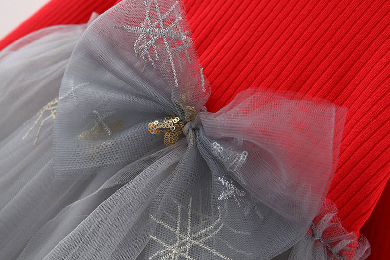 Baby Girl Clothes Pink Long Sleeve Tutu Cute Round Neck Baby Dress Birthday Gift Dress for Kids_voghion.com