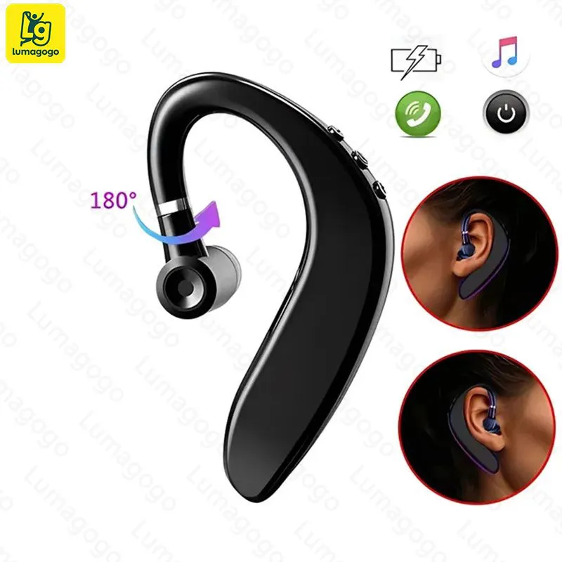 Wireless Bluetooth Earphone Single Business Headset Long Standby_voghion.com