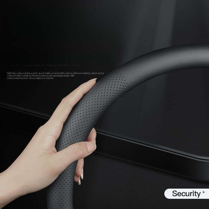 Protecție universală din piele Nappa, perforată, respirabilă, pentru patru sezoane, pentru direcția mașinii, confortabilă, absorbantă de transpirație_voghion.com