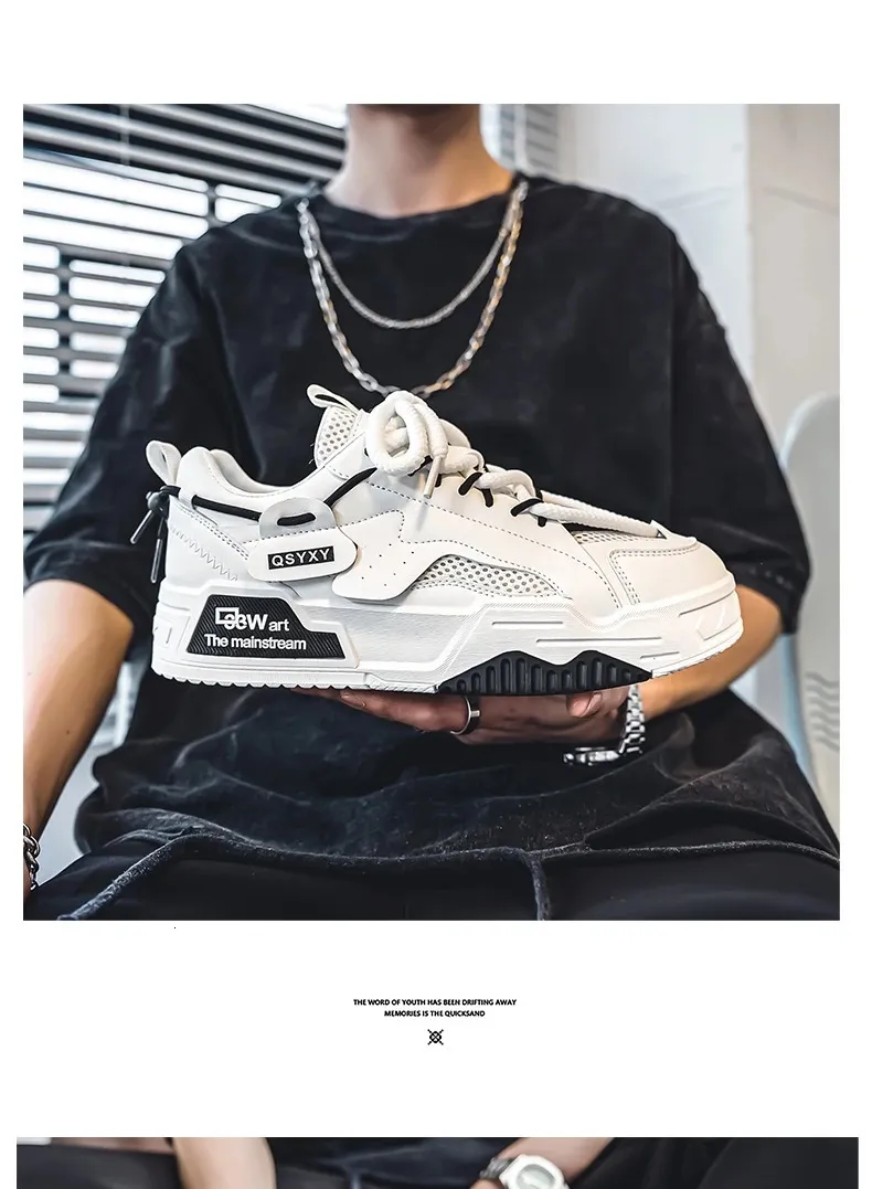 INS Løping Pustende Skateboarding Tunge og Komfortable Uformelle Tenis Mascuo Herre Sportssko 241007_voghion.com