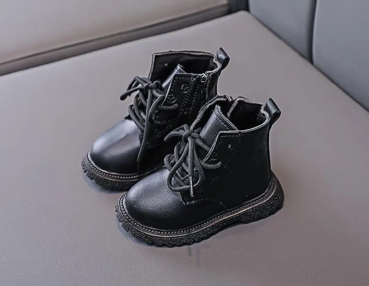 Kid Kleinkind Mode Herbst Winter Jungen Britischen Plüsch Kurze Kinder Mädchen Knöchel Cutefeet Junge Mädchen Stiefel Kinder Schuhe Größen_voghion.com