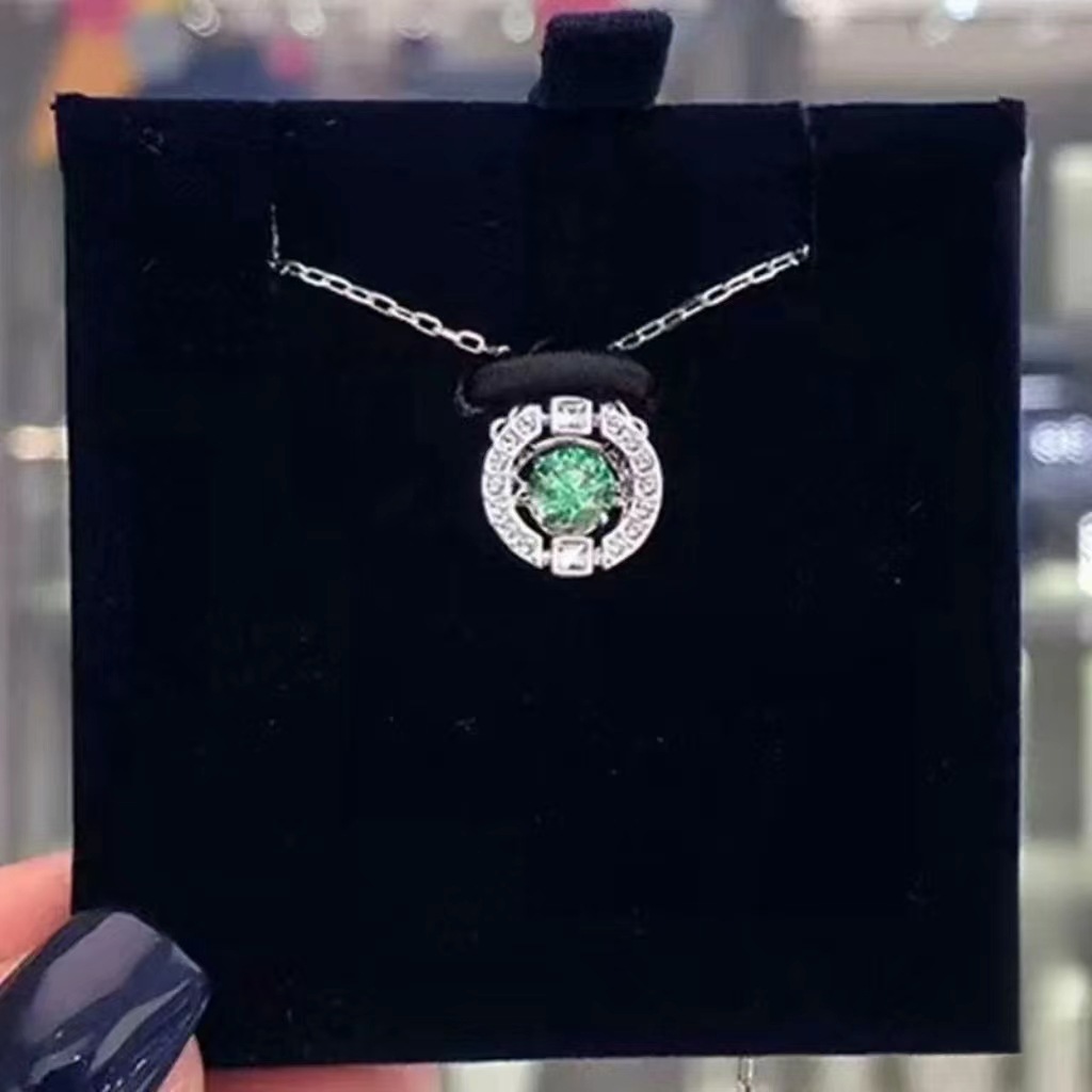 Collier pendentif cygne shijia avec éléments en cristal_voghion.com