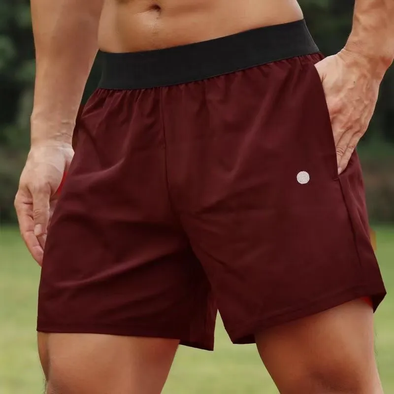 Men's Shorts Yoga Outfit Men Short Pants Running Sport Basketball Breathable Trainer Trousers Adult Sportswear Gym_voghion.com
