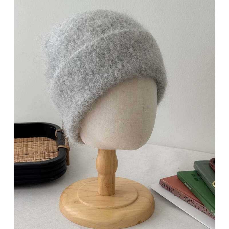 Knocking Atmosphere~High Quality Alpaca Wool Autumn And Winter Big Head Circumference Versatile Pile Cold Warm Ear_voghion.com