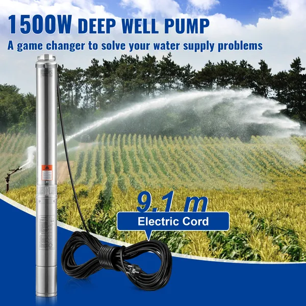 Stainless Steel Deep Well Submersible Pump For Irrigation System_voghion.com