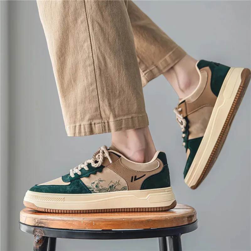 Original Mens Tennis Fashion Casual Men Gym Footwear Platform Cozy Skate Shoes In 250310_voghion.com