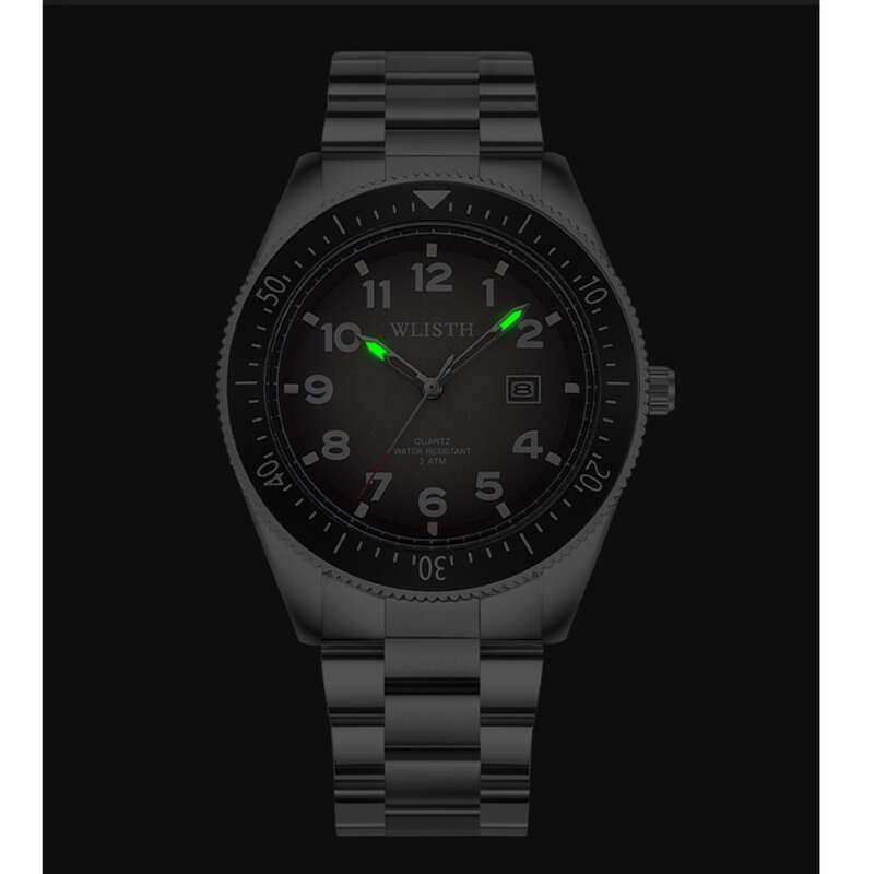 Wallace Waterproof Night Glow Calendar Quartz Large Digital Men's Watch_voghion.com