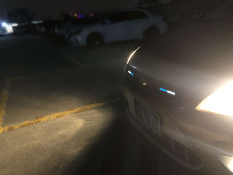 12V 36LED Auto Leuchtender Kühlergrill Limousine Pickup Truck Frontgesicht Tagfahrlicht, Außendekoration, Atmosphäre_voghion.com