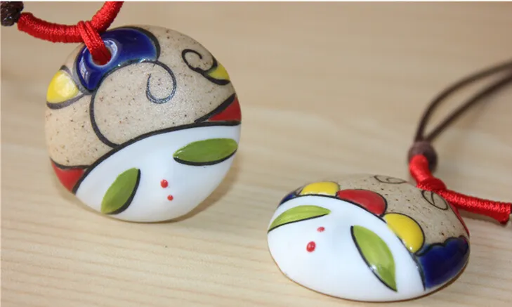 Ceramic Pendant Necklace For Women Simple Elegant Mothers Gift_voghion.com