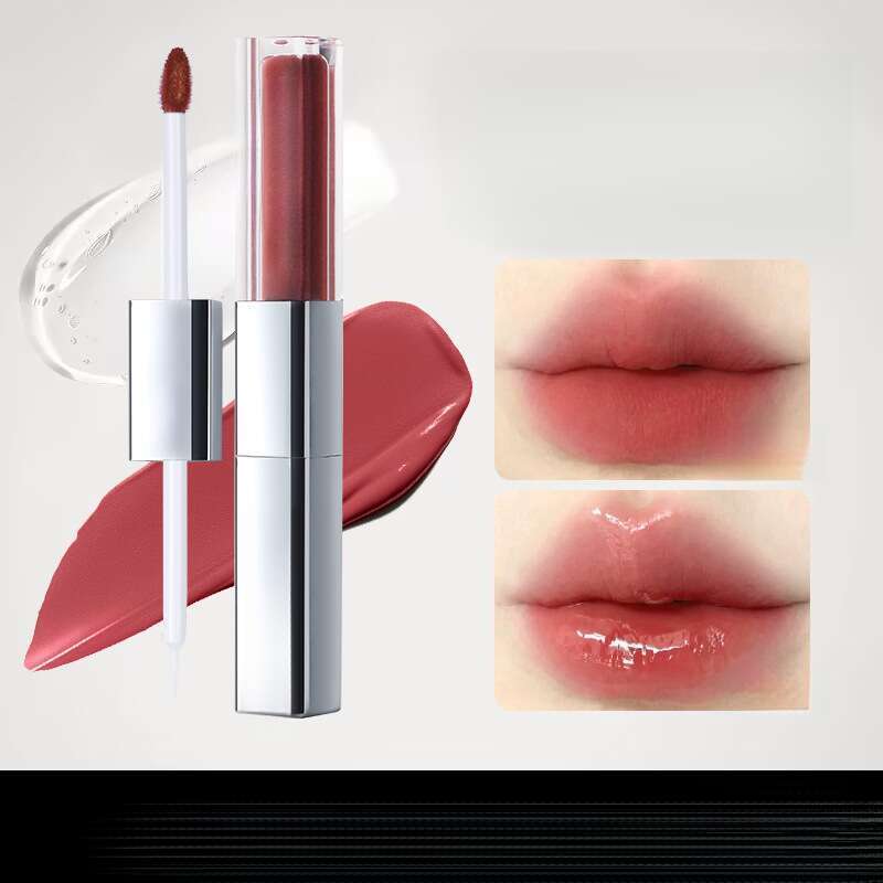 Doppelseitiger Lip Glaze Mirror Glow Free Faded White_voghion.com
