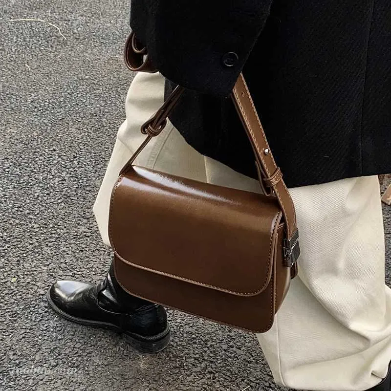 Teksturowane torby typu crossbody z PU dla kobiet, solidne, miękkie, z klapką, na ramię, duża pojemność, kwadratowe dojazdy do pracy_voghion.com