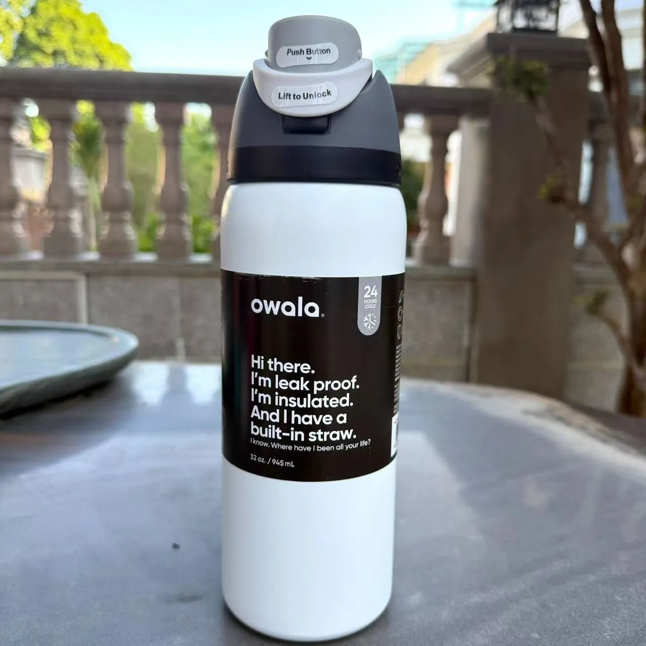 Chaleira esportiva para frutas - 700ml ｜ Canudo e alça ｜ Estética UE_voghion.com