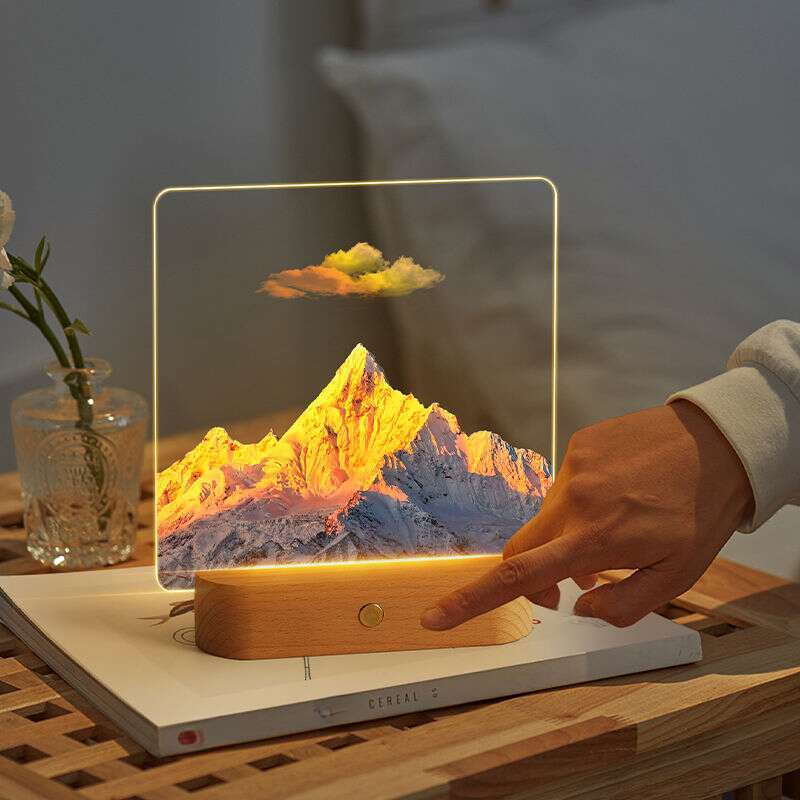 【 4432 People's Collection 】 Rizhao Jinshan Nightlight Atmosphere Light Desktop Ornament With Handheld Box Premium_voghion.com