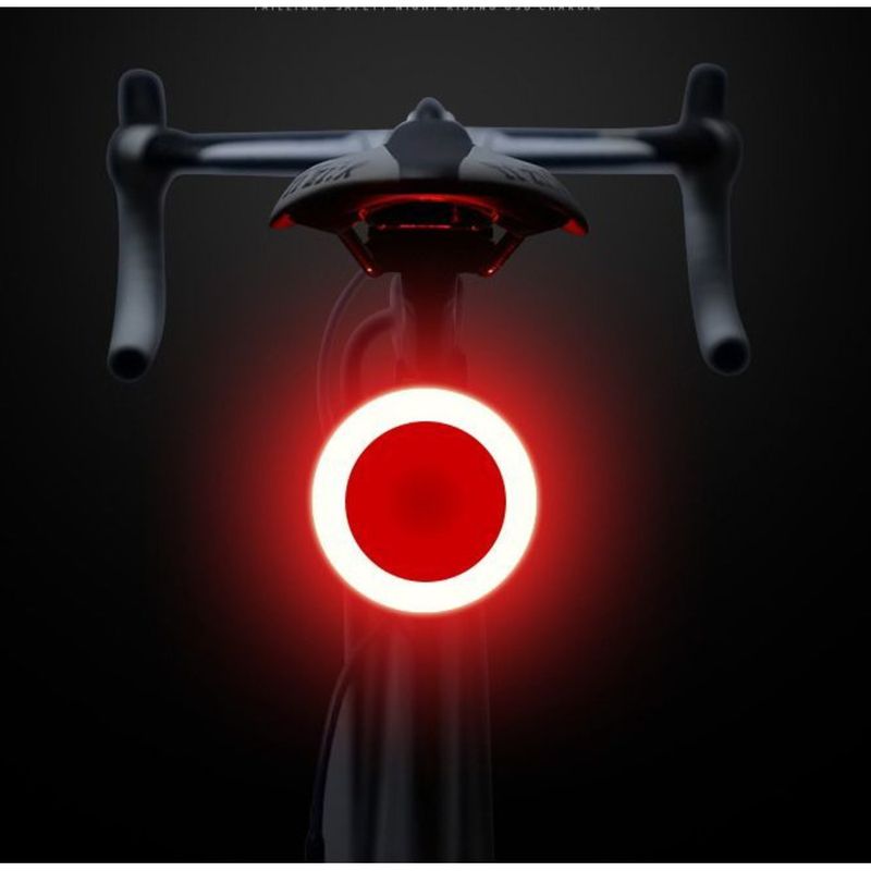 Luce di avvertimento per bici da strada ricaricabile a forma di cuore per bicicletta, attrezzatura creativa per la notte_voghion.com