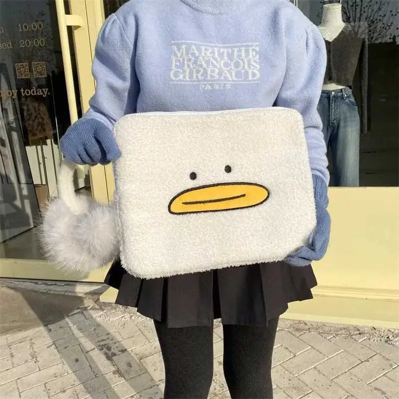 Frauen Niedliche Hülle Tischschutztasche Tasche 11 12 13,6 14 15,6 Zoll Cartoon Laptop Reißverschlusstaschen für iPad Buch_voghion.com