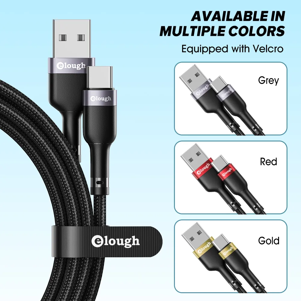 Cable tipo C de carga rápida para Xiaomi Redmi Realme Poco, cable micro USB tipo C._voghion.com