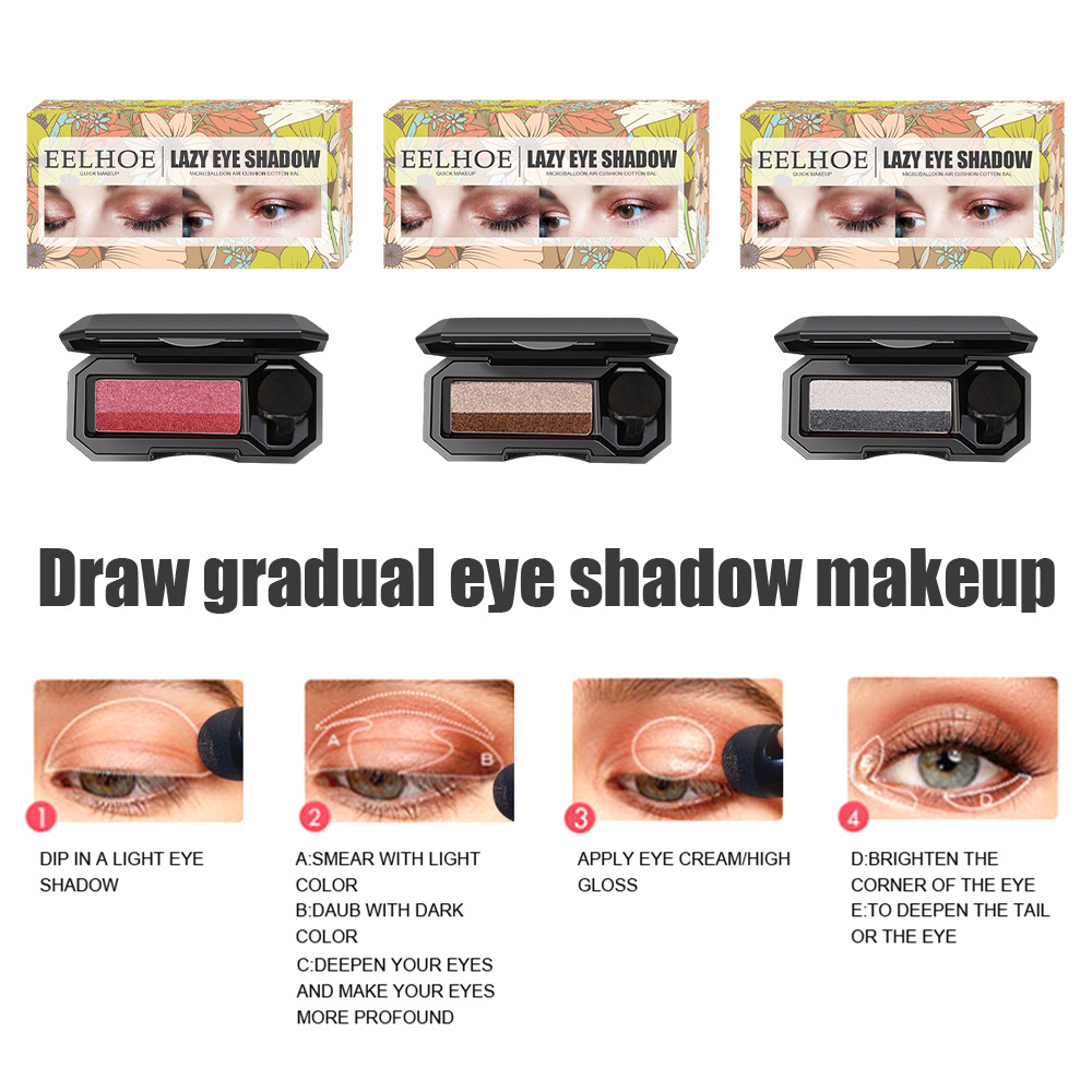 EELHOE Little Mushroom Gradual Beginner akių šešėliai Eye Plate Easy Color Makeup Air Cushion_voghion.com
