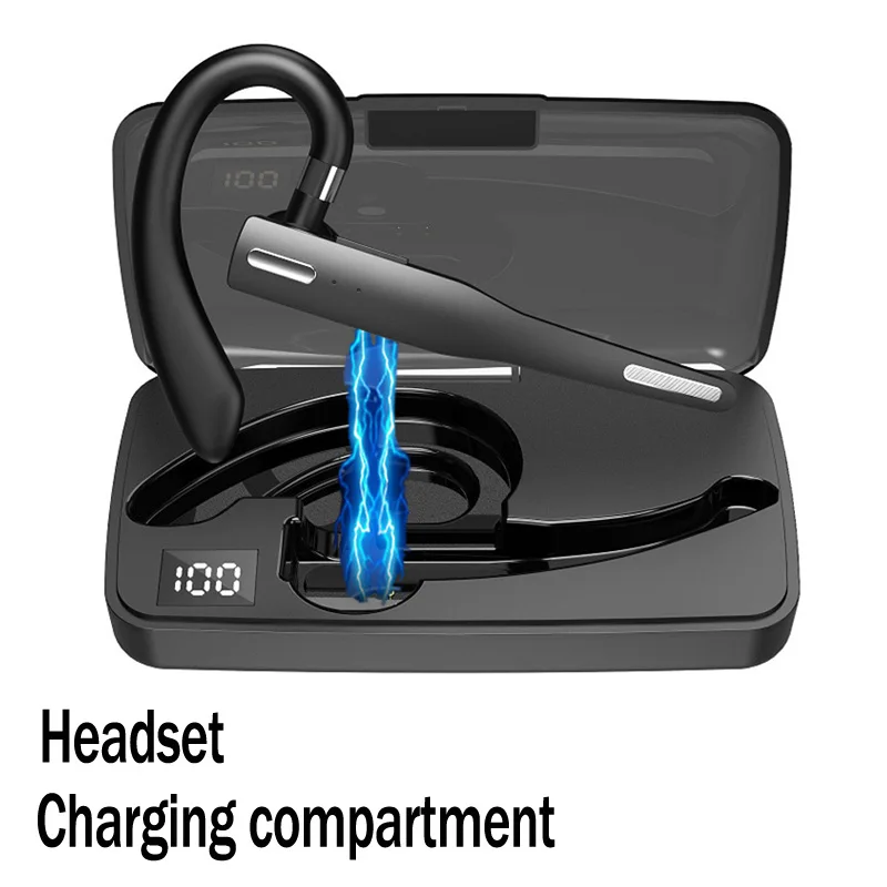 Bluetooth Business Headset Wireless Headphones With Microphone_voghion.com