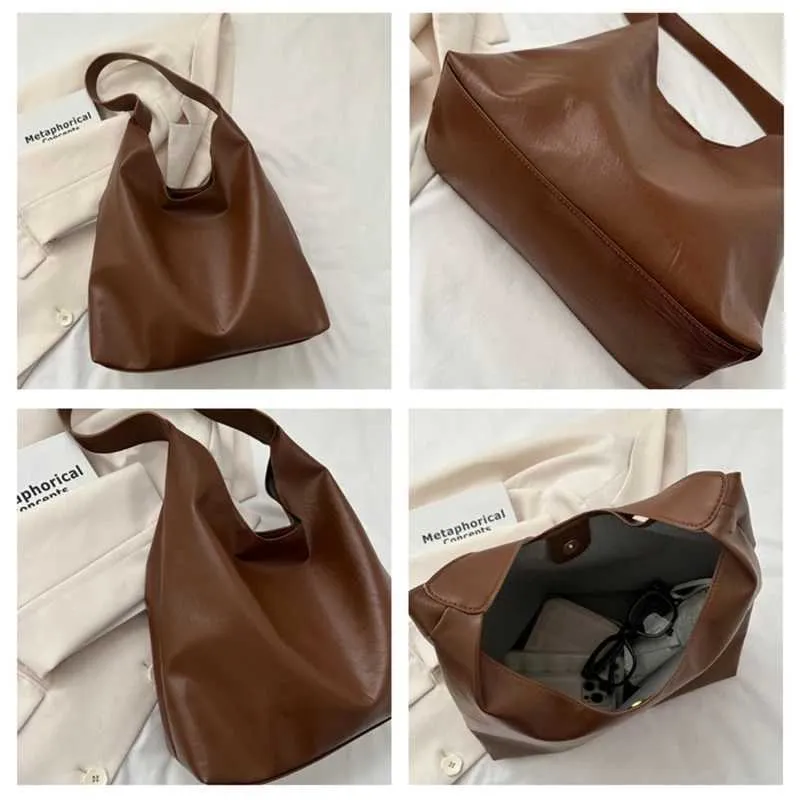 Borsa a spalla classica in pelle donna grande borsa da ufficio_voghion.com