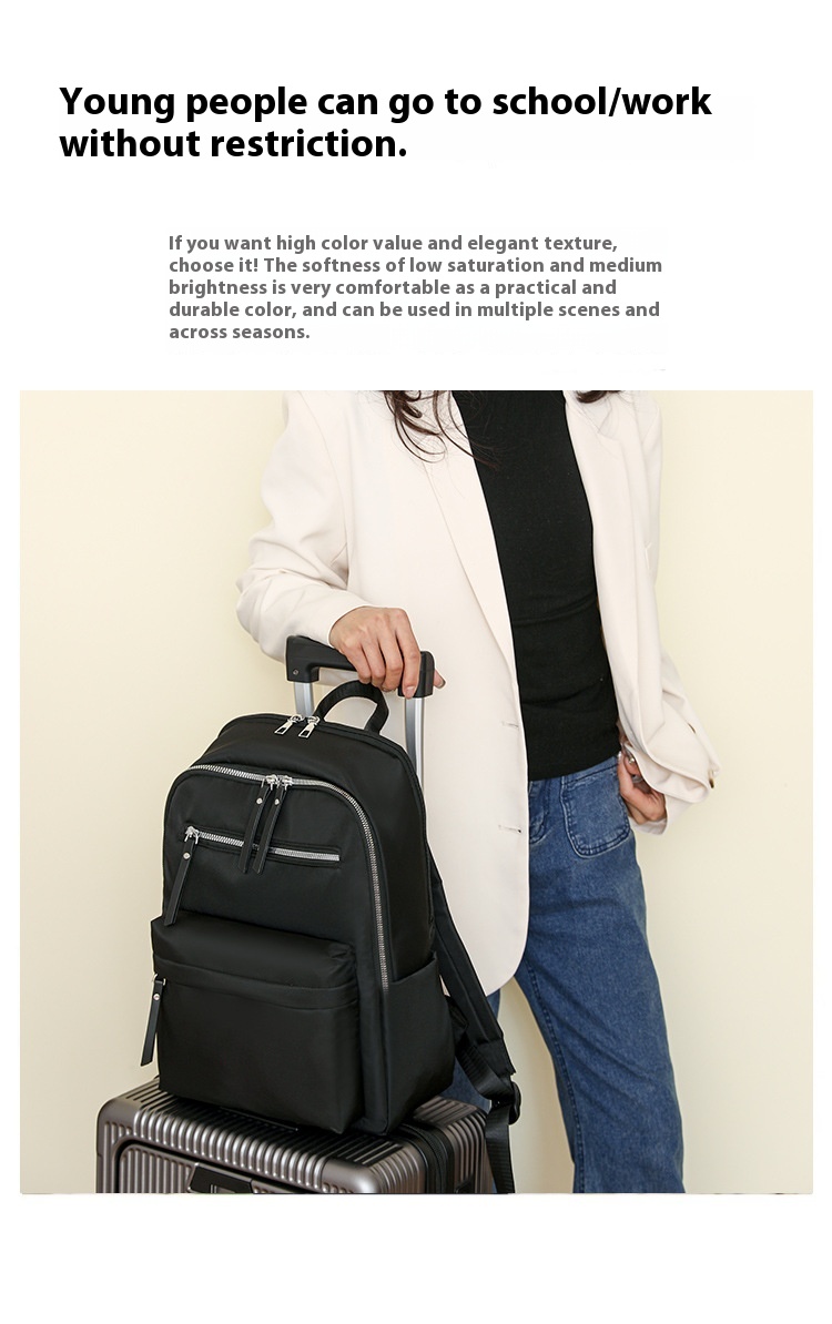 Modischer Damenrucksack Aus Oxford Gewebe Für Alltag Und Reise_voghion.com