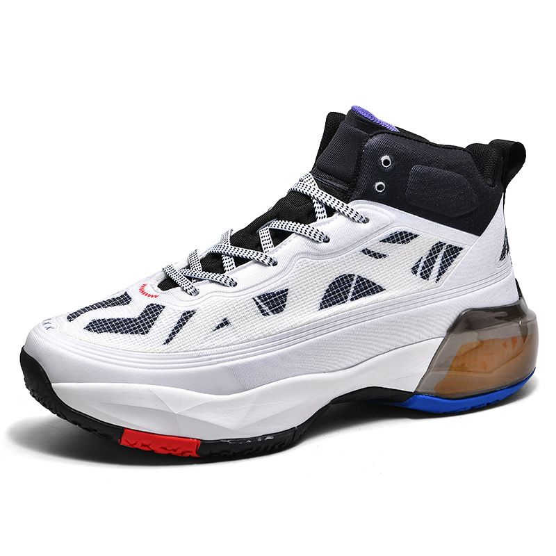 Yixing Sports produce un nou High-Top-Schuhe cu MD+Gummi+TPU-Reibung und Sound, geeignet für praktischen Basketball_voghion.com