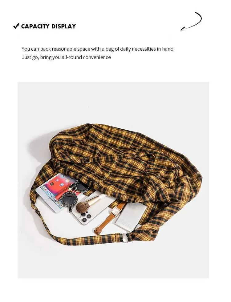 GAINNY Retro Plain Canvas Handbag Womens Large Capacity Korean Fashion Travel Shoulder Bag Work Shopping Aesthetic_voghion.com