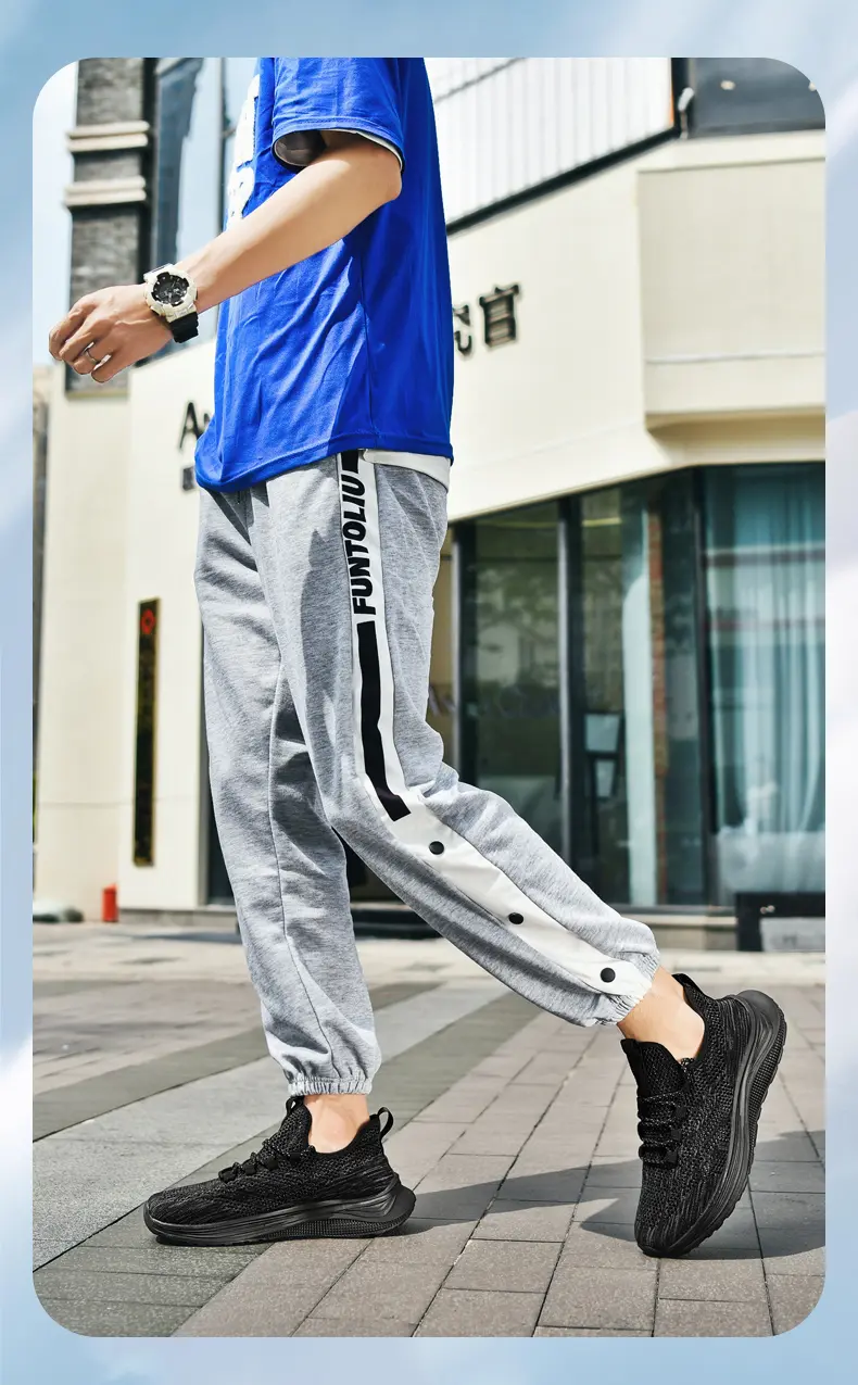 Baskets montantes respirantes en maille pour homme, grandes tailles, printemps-été, Wading Hollow_voghion.com