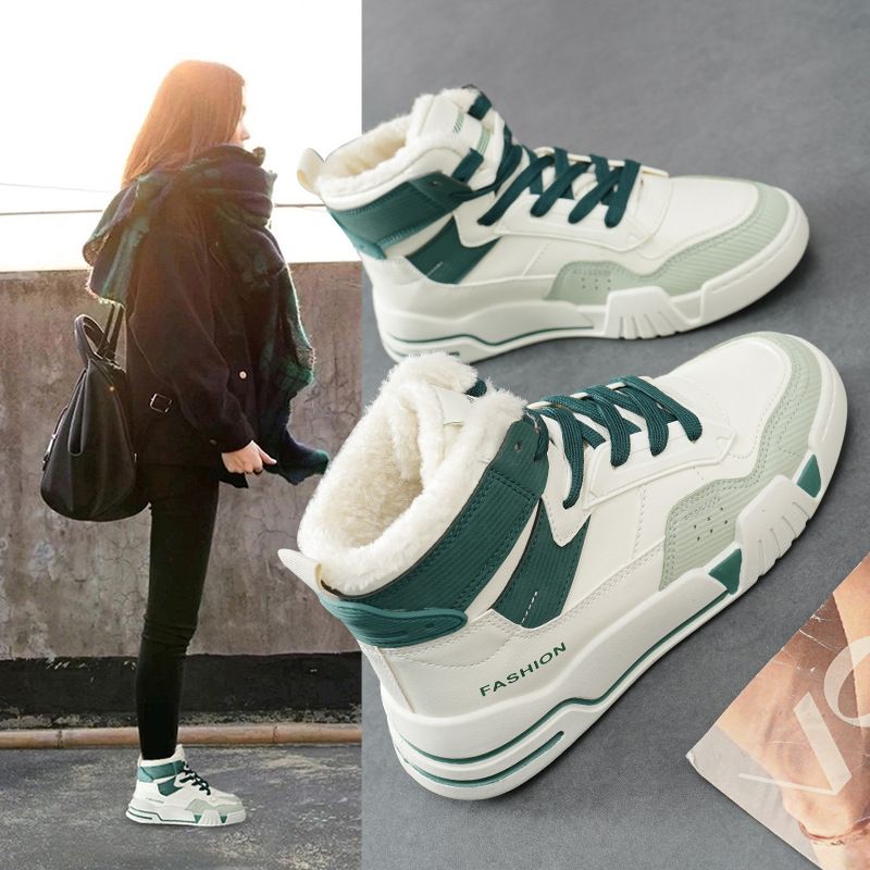 Little white high top cotton Korean version all match sneakers sports casual women's shoes plus veet_voghion.com