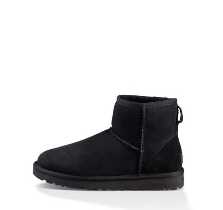 winter designer boots girl classic s women snow boot ankle short bow mini fur black chesut pink Bowtie womens shoes size_voghion.com
