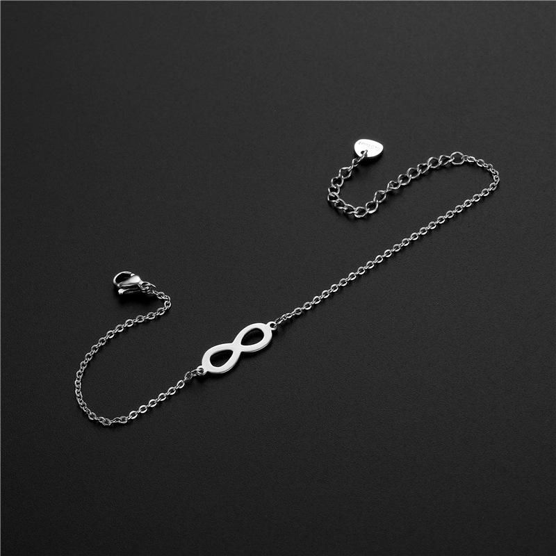 Edelstahl Infinite Symbol Charm Armbänner Fraen Meedercher Einfach Handaccessoiren Kaddoe fir Léifsten_voghion.com