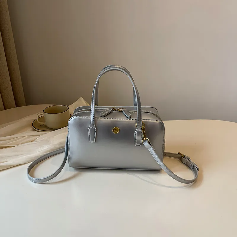 Kordelzug Kleine PU Leder Umhängetaschen Mit Kurzen Griff Für Frauen 2024 Sommer Koreanische Mode Schulter Dame Handtaschen_voghion.com