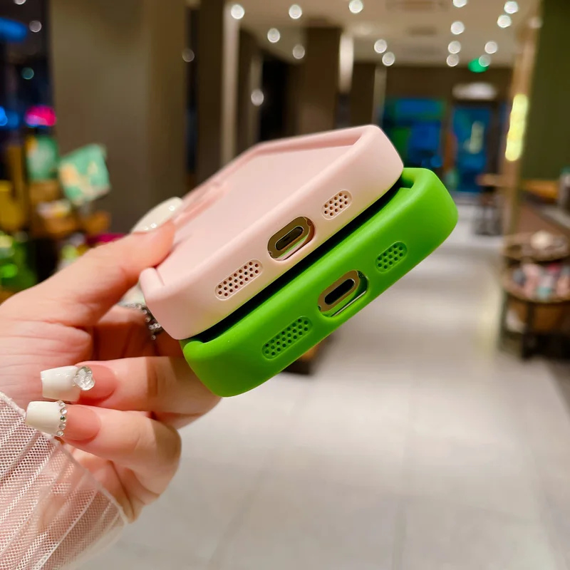 Paredzēts 15 futrāļiem uz Candy Color silikona mīkstā vāciņa iPhone 14 PLUS 11 12 Pro XS XR Max 13 15pro kameras aizsargvāciņam_voghion.com