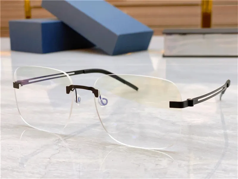 Designer-Mode-Sonnenbrillenrahmen für Männer und Frauen, randlos, anpassbar, verschreibungspflichtig, Retro-Brille, schraubenlos_voghion.com