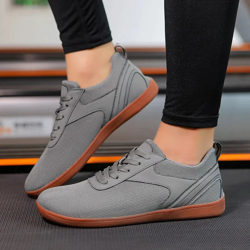 Minimalist Barefoot Unisex Lightweight Breathable Zero Soles Wide Toe Mens Running Outdoor Casual Walking Shoes 240617_voghion.com