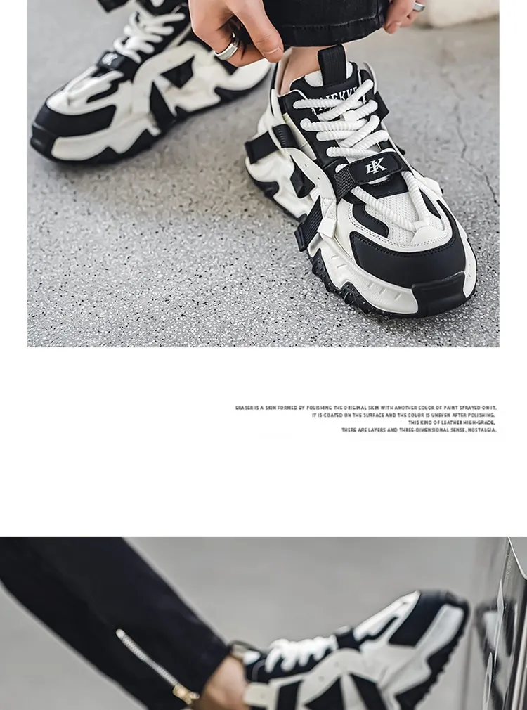 2024 new free shipping designer suitable for men's thick soled mesh breathable casual sports shoes outdoor sneakers_voghion.com