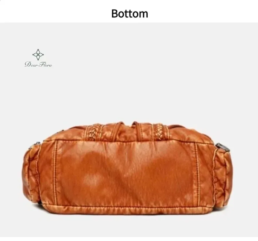 Y2K Donna Vintage Punk Spalla Goth Moda Grande Capacità Borsa Tote Morbida Pelle PU Borsa Rivetto Moto Crossbody_voghion.com