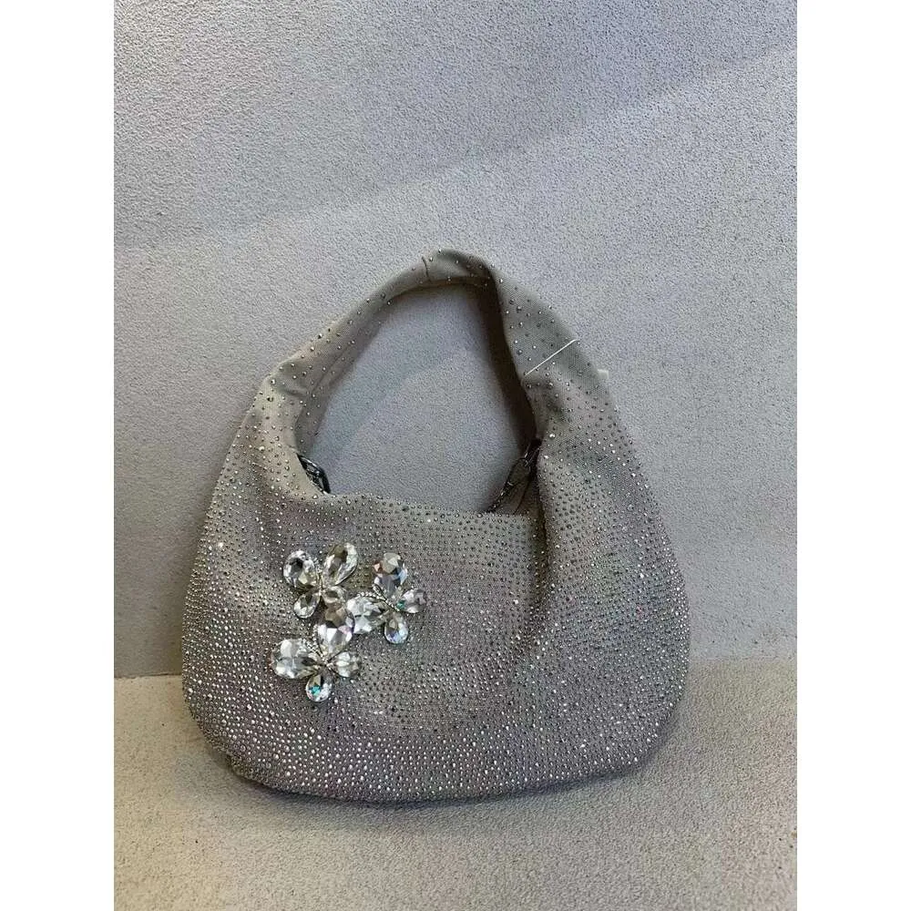 Same Style As Blogger Women's Party Dia Denim 2024 New Fashion Design Chain Crossbody Bag Single Shoulder Pouch Blue_voghion.com