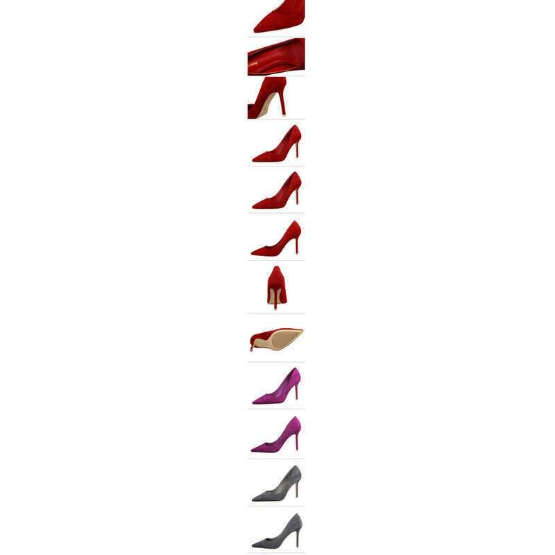 Eleganta high heels pumps för kvinnor i mocka spetsig tå_voghion.com