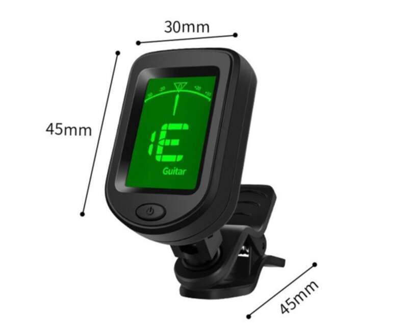 【 2595 Bewertungen 】 Gitarrenclip, Folk-Ukulelen-Tuner, Multifunktionales Zubehör, Gitarrensaiten-Stimmclip_voghion.com