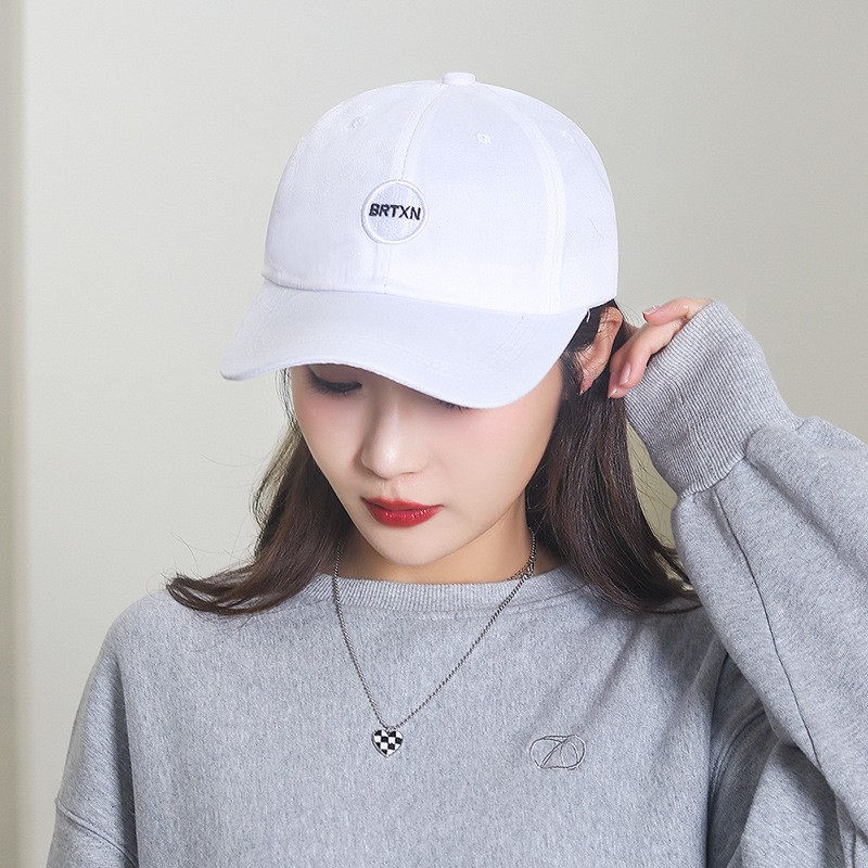 Casquette de baseball pour hommes, chapeau tendance de style coréen, à la mode, assorti avec tout, pour étudiante, fille, casquette en bec de canard, chapeau de protection solaire d'été_voghion.com