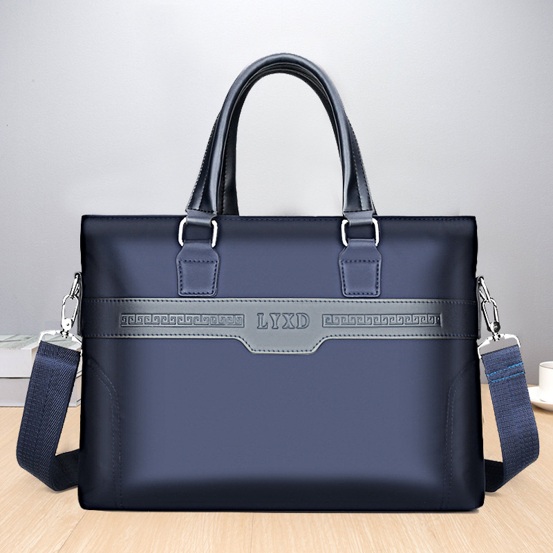 Nuova borsa da ufficio in tela da uomo, con tracolla e portadocumenti_voghion.com