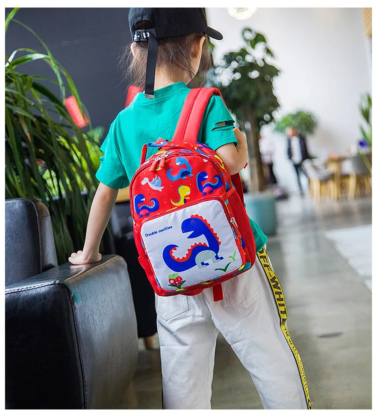 Rucksack Kindergarten Mädchen Jungen Schule Cartoon Kinder Schultern Baby Snacks Taschen verhindern Kinder verloren Seil_voghion.com