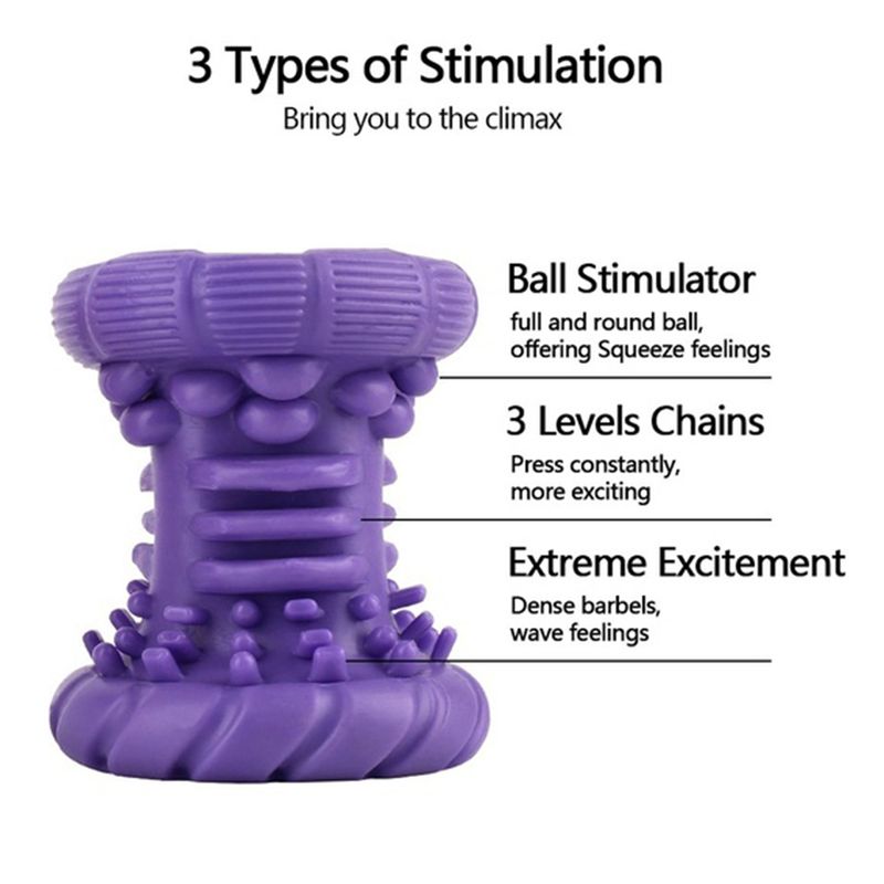 Hislaves Portable Waterproof Silicone Stimulator Soft Aircraft Cup Masturbator Adults Men Sex Toy_voghion.com