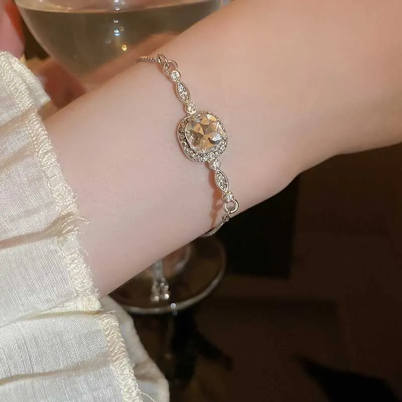 Rhinestone Crystal Bracelet Bamboo Joint Bangle For Wedding Jewelry_voghion.com