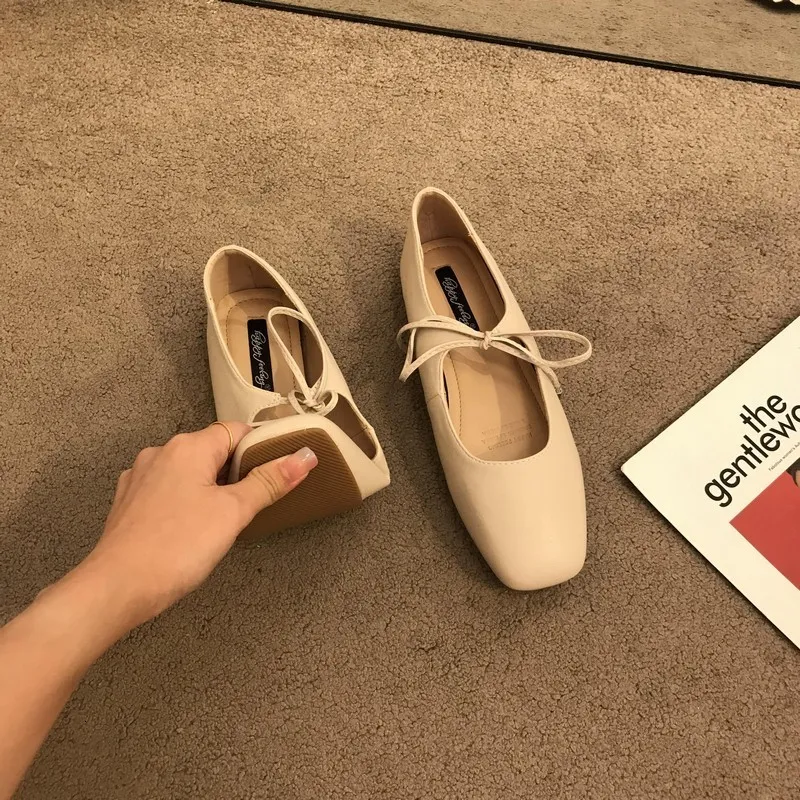 Dress Bailamos Casual Flats Comfortable Soft Boat Loafers Ballerina Shallow Round Toe Ballet Flat Shoes Women Slip On_voghion.com